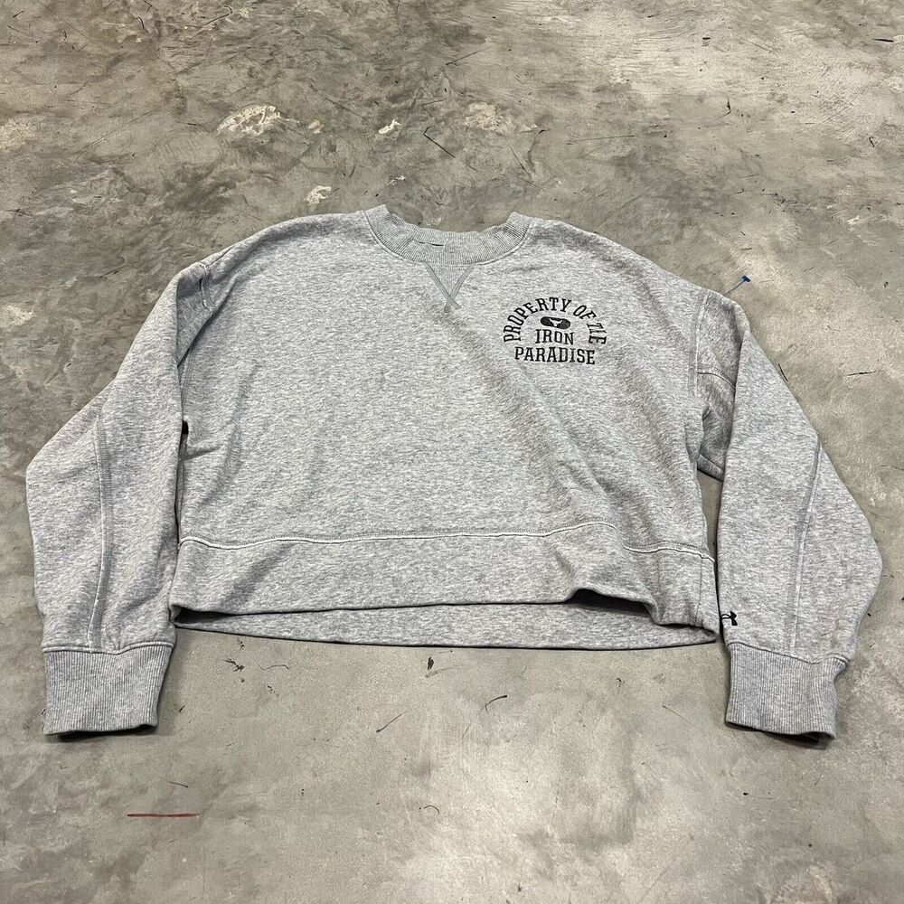 Under Armour Project Rock Women’s Cropped Sweatshirt Size Small